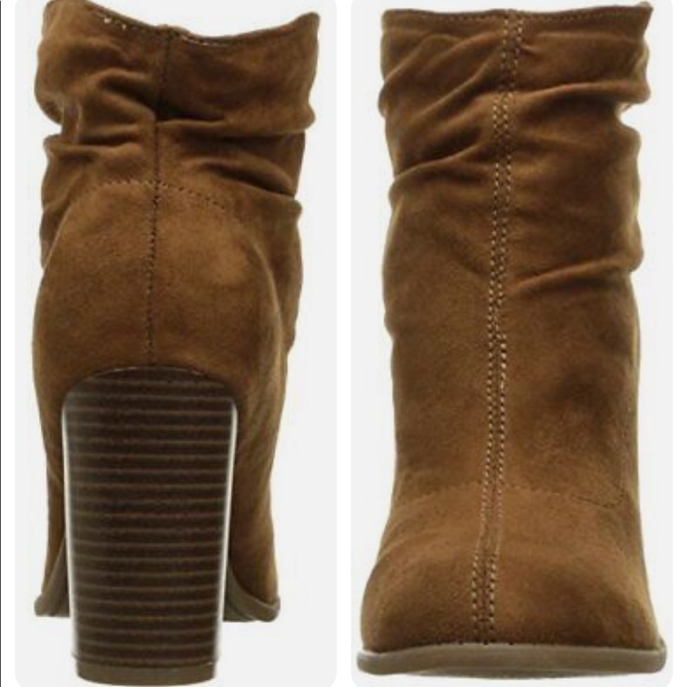 Indigo Rd. Brown Suede Ankle Booties “Obie” heeled boots women’s 7.5 like new - Picture 14 of 14